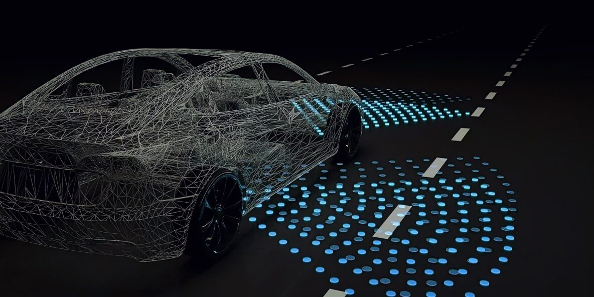 Autonomous vehicle in simulation training visual descriptor