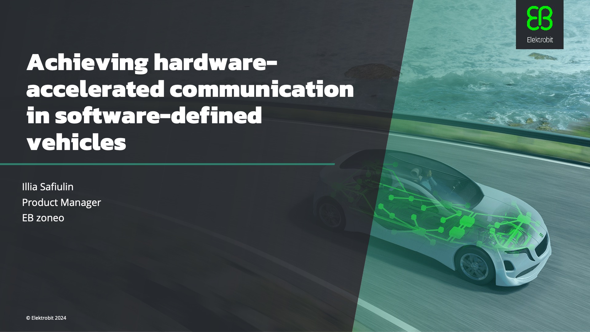 Achieving hardware-accelerated communication in software-defined vehicles