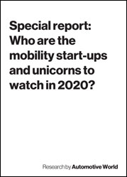 Special report: Who are the mobility start-ups and unicorns to watch in 2020?